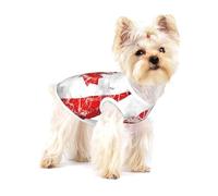 Retro Canada Flag Cotton Dog Shirt - Soft Breathable Dog Shirt for Dogs Cats Boy Girl Pet Tshirt,Suitable for Small Pets