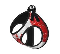 Retro Canada Flag Dog Harness - Equipped with Reflective Straps and Quick Release Buckles - Suitable for Small Cats and Dogs