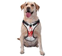 Retro Canada Flag Dog Harness For Small, Medium, And Large Dogs â€“ Reflective Straps, Adjustable Fit With Quick-Release Buckles