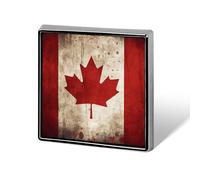 Retro Canada Flag Lapel Pin for Men Brooches And Pins for Women Square Metal Badge for Shirts, Jackets, Hats | Durable Fashion Accessory & Gift for Men, Women, Events