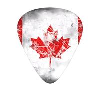 Retro Canada Flag Printed guitar picks, set of 12, three thicknesses, suitable for guitar and ukulele, as a gift