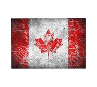 Retro Canada Flag Puzzle, 300 Piece Jigsaw Puzzl, 15â€X10.2â Wood, Environmentally Friendly, No Odor Challenging, for Adult and Kids Family, Wedding, Graduation, Gift
