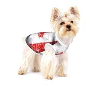 Retro Canada Flag Small Dog Cotton Vest S - Breathable, Soft, and Comfortable Pet Clothing for Cats and Dogs