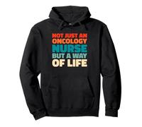 Retro Cancer Nursing Care - Support Vintage Oncology Nurse Pullover Hoodie