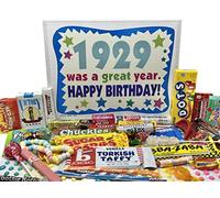 RETRO CANDY YUM ~ 1929 95th Birthday Gift Box of Nostalgic Candy from Childhood for 95 Year Old Man or Woman Born 1929