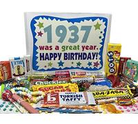 RETRO CANDY YUM ~ 1937 87th Birthday Gift Box of Nostalgic Candy Mix from Childhood for 87 Year Old Man or Woman Born 1937