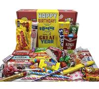 RETRO CANDY YUM ~ 1944 79th Birthday Gift Basket Box of Nostalgic from Childhood for 79 Year Old Man or Woman Born 1944 Jr