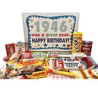 RETRO CANDY YUM ~ 1946 78th Birthday Gift Box of Nostalgic Retro Candy from Childhood for 78 Year Old Man or Woman Born 1946