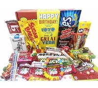 RETRO CANDY YUM ~ 1979 45th Birthday Ideas - Gift Box of Nostalgic Candy Assortment from Childhood - Birthday Gifts for 45 Year Old Men and Women Born 1979 Jr