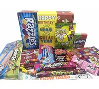 RETRO CANDY YUM ~ 1985 39th Birthday Nostalgic Candy Gift Basket Box Assortment from Childhood Memories for 39 Year Old Woman or Man Born 1985 jr