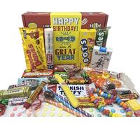 RETRO CANDY YUM ~ 81st Birthday Nostalgic Candy Gift Basket Box Assortment from Childhood Memories for Woman or Man Born 1945 jr