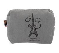 Retro Canvas Coin Purse with Eiffel Tower Shape for Women Girls | Vintage Classic Style, Smooth Zipper, Lightweight Washable Design, for Shopping and Travel Use
