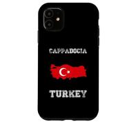 Retro Cappadocia Turkey Distressed Turkey Flag Case for iPhone 11