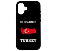 Retro Cappadocia Turkey Distressed Turkey Flag Case for iPhone 16