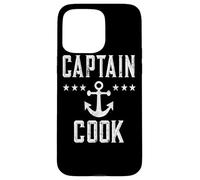 Retro Captain Cook Family Cruise Boat Vacation Lake Boating Case for iPhone 15 Pro Max
