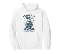 Retro Captain Dad Old Ship, No Mutiny Allowed Humor Vibe Pullover Hoodie