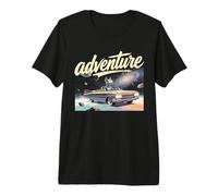 Retro Car Adventure Design Premium T-Shirt