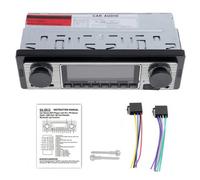 Retro Car Bluetooth Radio Mp3 Player Stereo Usb Aux Sd Fm Eq