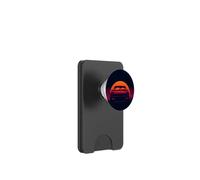 Retro Car Sunset Silhouette Vintage Drive Design PopSockets PopWallet for MagSafe
