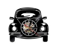 Retro Car Vinyl Record Clock Classic Automobile Modern Wall Art Car Lovers Home Room Bedroom Garage Decor Without LED