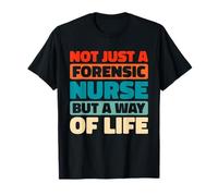 Retro Caretaker Nursing - Hospital Vintage Forensic Nurse T-Shirt