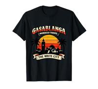 Retro Casablanca Morocco Travel Souvenir T-Shirt