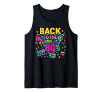 Retro Cassette Boombox Arcade Roller Skate Back to the 80s Tank Top
