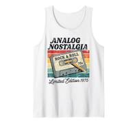 Retro Cassette Case 70s Vintage Music Analog Nostalgia Tank Top