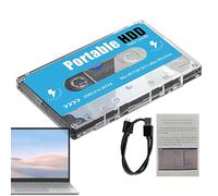 Retro Cassette Game Console - Plug and Play Video Game Console Built in 60000+ Games, 70 Classic Emulators - 4K High Definition Multimedia Interface Output for TV Computer Laptop