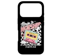 Retro Cassette Made to Worship Psalms 150:6 Christian Music Case for iPhone 17 Pro