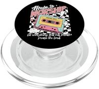 Retro Cassette Made to Worship Psalms 150:6 Christian Music PopSockets PopGrip for MagSafe