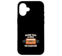 Retro Cassette Mix Tape Lo-Fi Analog Music Nostalgia Case for iPhone 16
