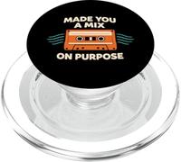 Retro Cassette Mix Tape Lo-Fi Analog Music Nostalgia PopSockets PopGrip for MagSafe