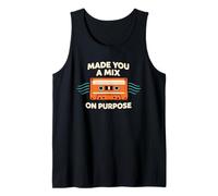 Retro Cassette Mix Tape Lo-Fi Analog Music Nostalgia Tank Top