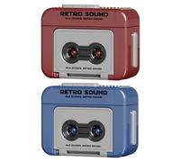 Retro Cassette Player, 2 Retro Tape Recorder Keychain, Cassette Tape Player, Portable Cassettes Players, With Personalised Voice Recording Function, For Car Keys Mobile Phones Backpacks Bags