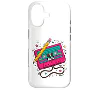 Retro Cassette Tape 80s Vintage Music Aesthetic Graphic Case for iPhone 17