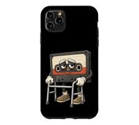 Retro Cassette Tape Elder Character Vintage Audio Nostalgia Case for iPhone 11 Pro Max