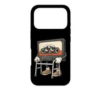 Retro Cassette Tape Elder Character Vintage Audio Nostalgia Case for iPhone 17 Pro