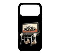 Retro Cassette Tape Elder Character Vintage Audio Nostalgia Case for iPhone 17 Pro Max