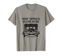 Retro Cassette Tape Home Taping is Killing Music Distressed T-Shirt
