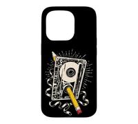 Retro Cassette Tape Mixtape Vintage Music Case for iPhone 15 Pro