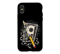 Retro Cassette Tape Mixtape Vintage Music Case for iPhone X/XS