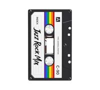 Retro Cassette Tape Pattern Single Toggle Wall Plate Switch Decorative Panel Electrical Socket Plate Suitable For Bathroom Kitchen Living Room Bedroom