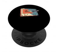 Retro Cassette Tape Pencil 80s 90s Music Rewind Vintage PopSockets Adhesive PopGrip