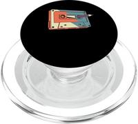Retro Cassette Tape Pencil 80s 90s Music Rewind Vintage PopSockets PopGrip for MagSafe