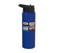 Retro Cassette Vintage Classic Playlist 90's 80's Stainless Steel Insulated Water Bottle