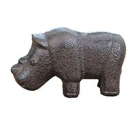 Retro Cast Iron Creative Animal Statue Sculpture Student Paperweight Pen Holder Animal Statuette Figurine Home Decor Office Desktop Ornament Decoration Accessories,Elephant Art collection