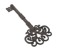 Retro Cast Iron Key Home Adornment for Halloween Season Vintage | Wrought Iron, Black Finish, Rust-resistant and Wear-resistant, Entryway Decor, Woman Gift for Home