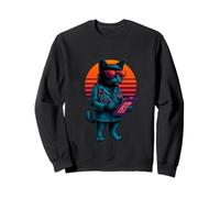 Retro Cat Emergency Medical And Safety Services Manager Sweatshirt