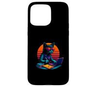 Retro Cat Models Solutions Operations Research Analyst Case for iPhone 15 Pro Max